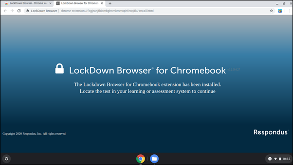 respondus lockdown browser use camera