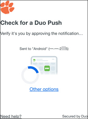 Check for a Duo Push