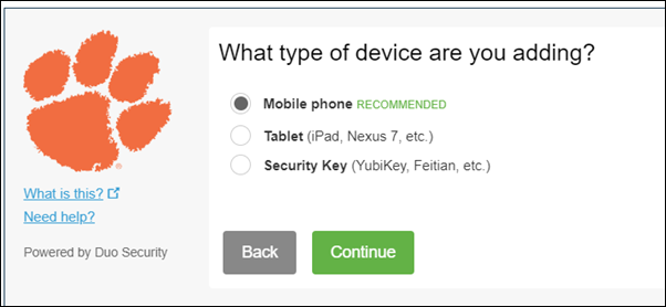 Duo screen with mobile phone, tablet, or security screen options