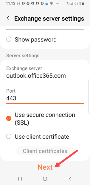 How to set up Outlook Exchange on Android Devices