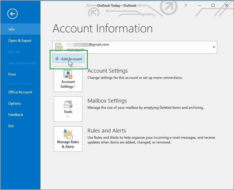 ymail account settings for outlook