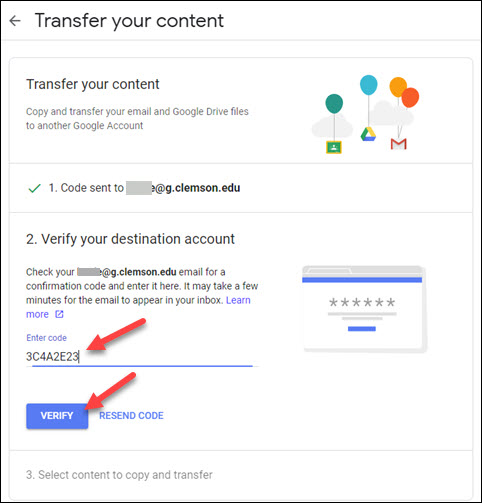 Google Transfer