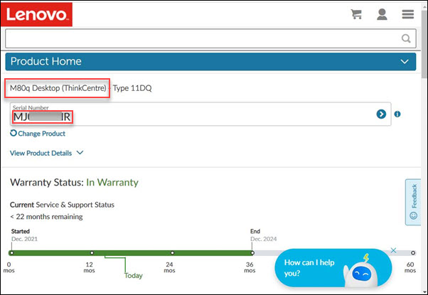 How to find a Lenovo serial number and warranty information