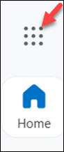 Red arrow to 9 dots to open available apps