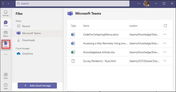 MS Teams Files