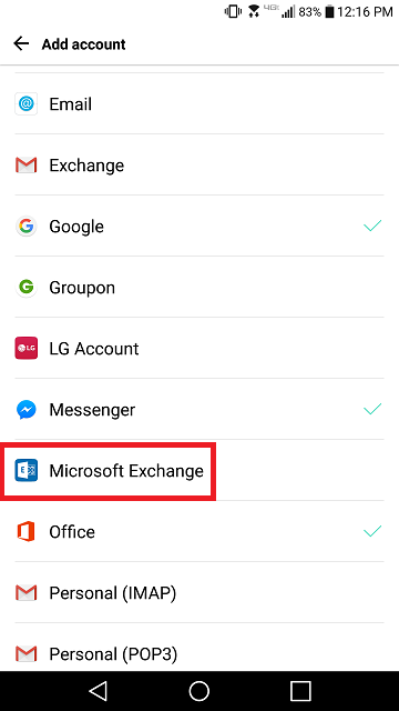 How To Outlook Office365 Exchange Setup Android