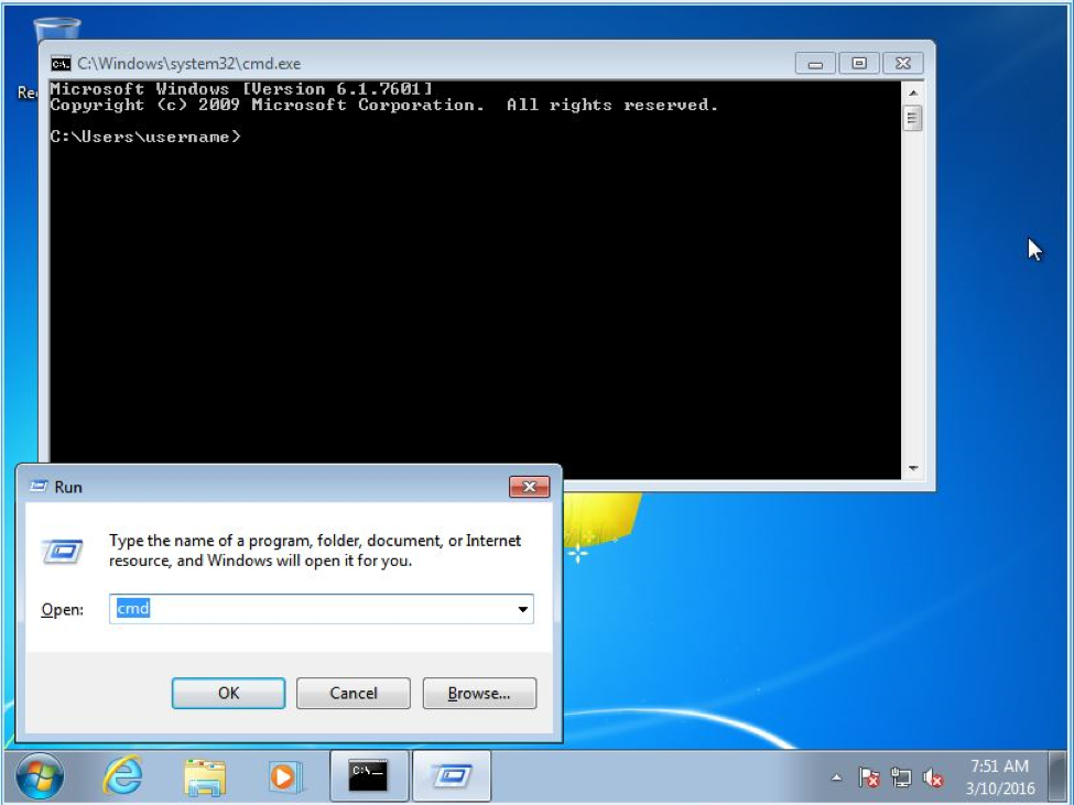 How to open Command Prompt in Windows