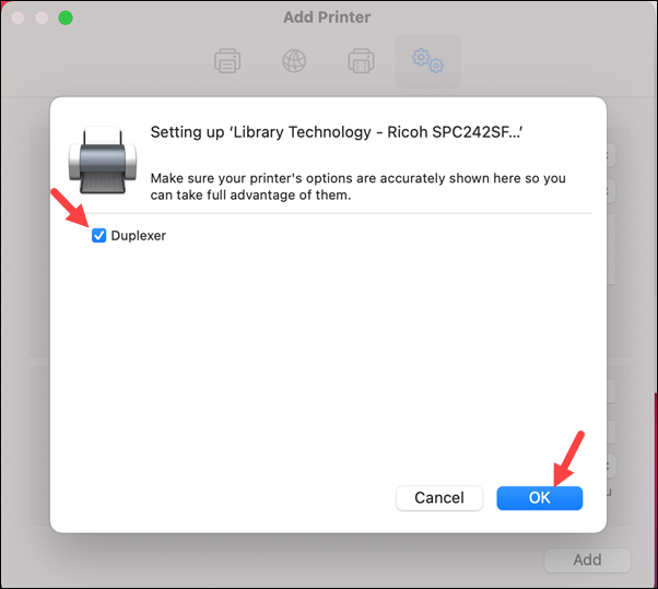 Box to add Duplexer