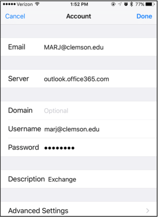 How To Outlook Office 365 Exchange Setup Iphone Ipad