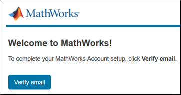 MathWorks email