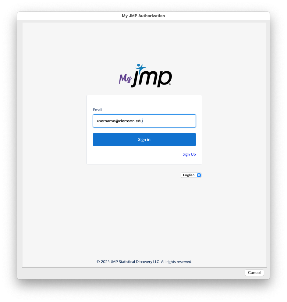 Authentication login