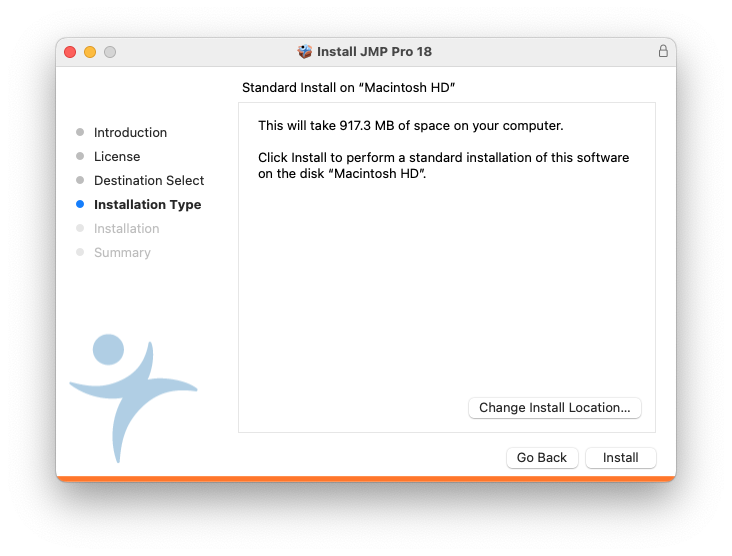 Install button