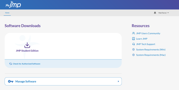 JMP Website Screenshot