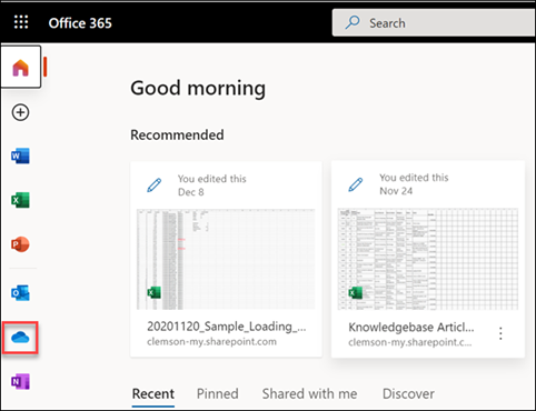Office 365 Home Page
