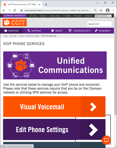 Unified Communications WebSite