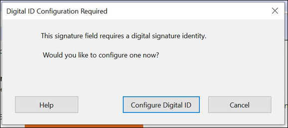 Configure digital ID