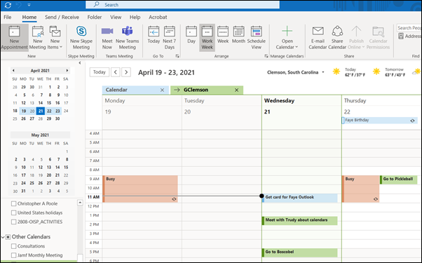 How To See A Google Calendar In Outlook Print View
