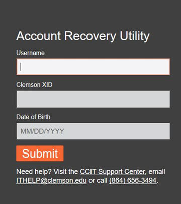 Account ecover Utility
