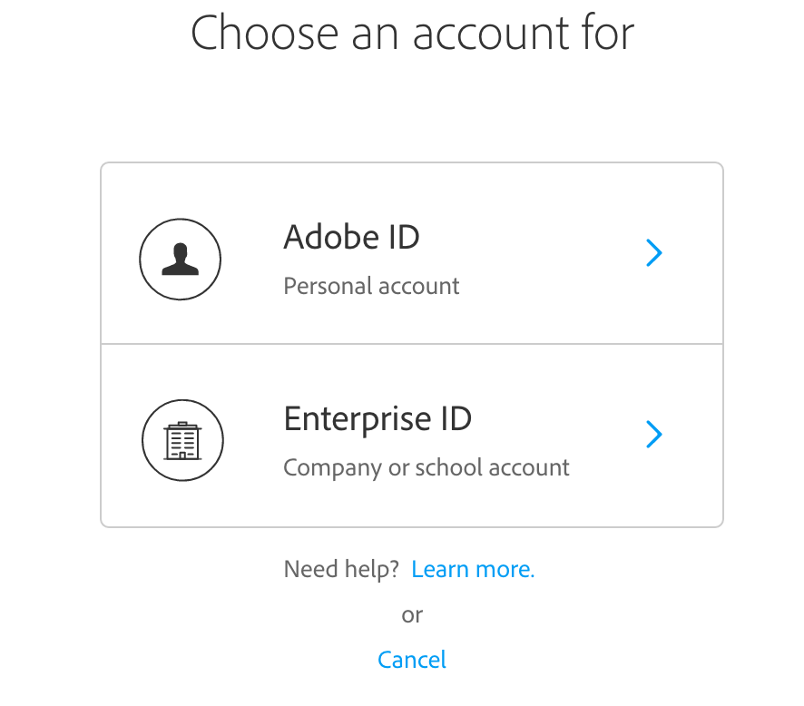 find your adobe creative cloud login username